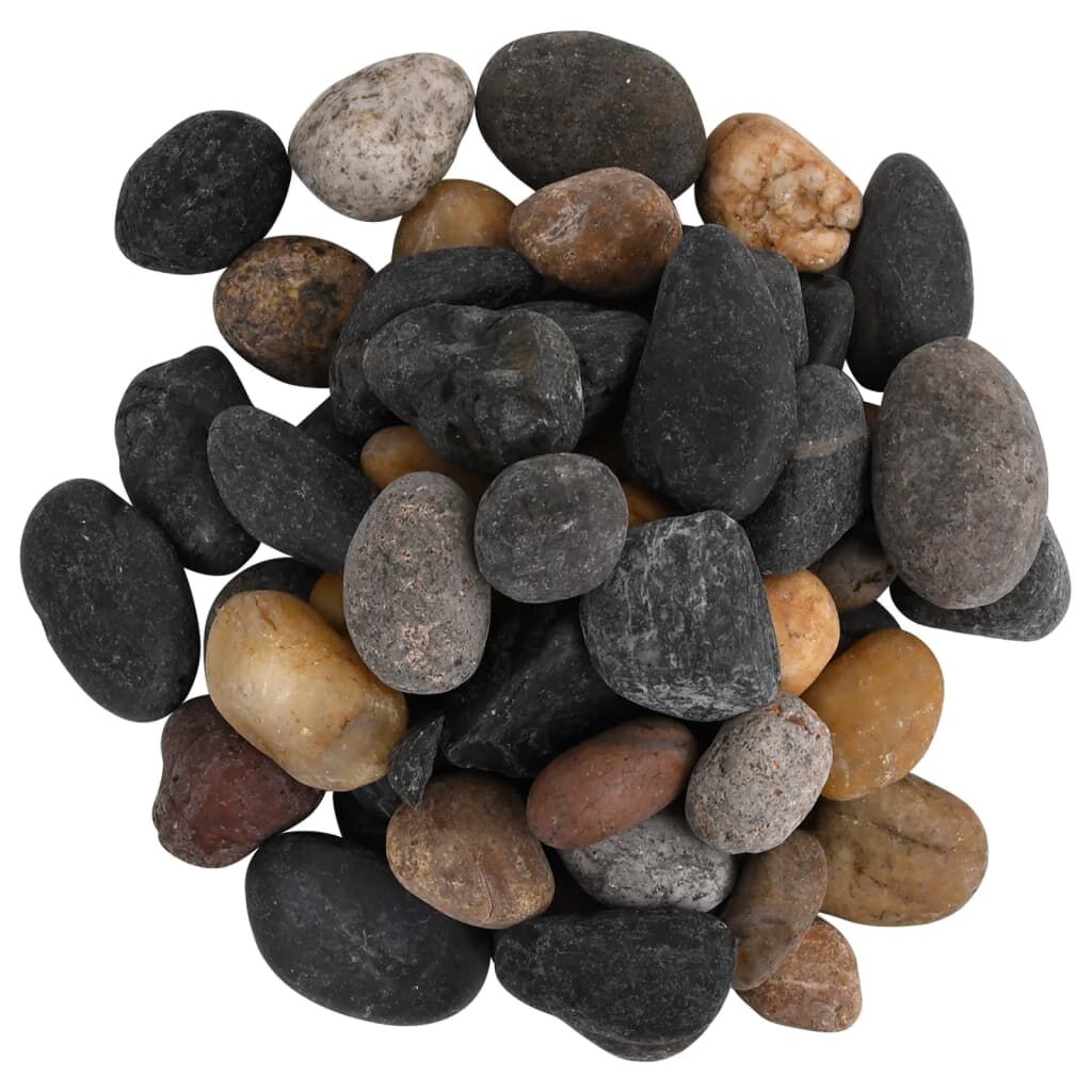 Vidaxl Guijarros Pulidos Colores Mezclados 25 Kg 5-8 Cm_2