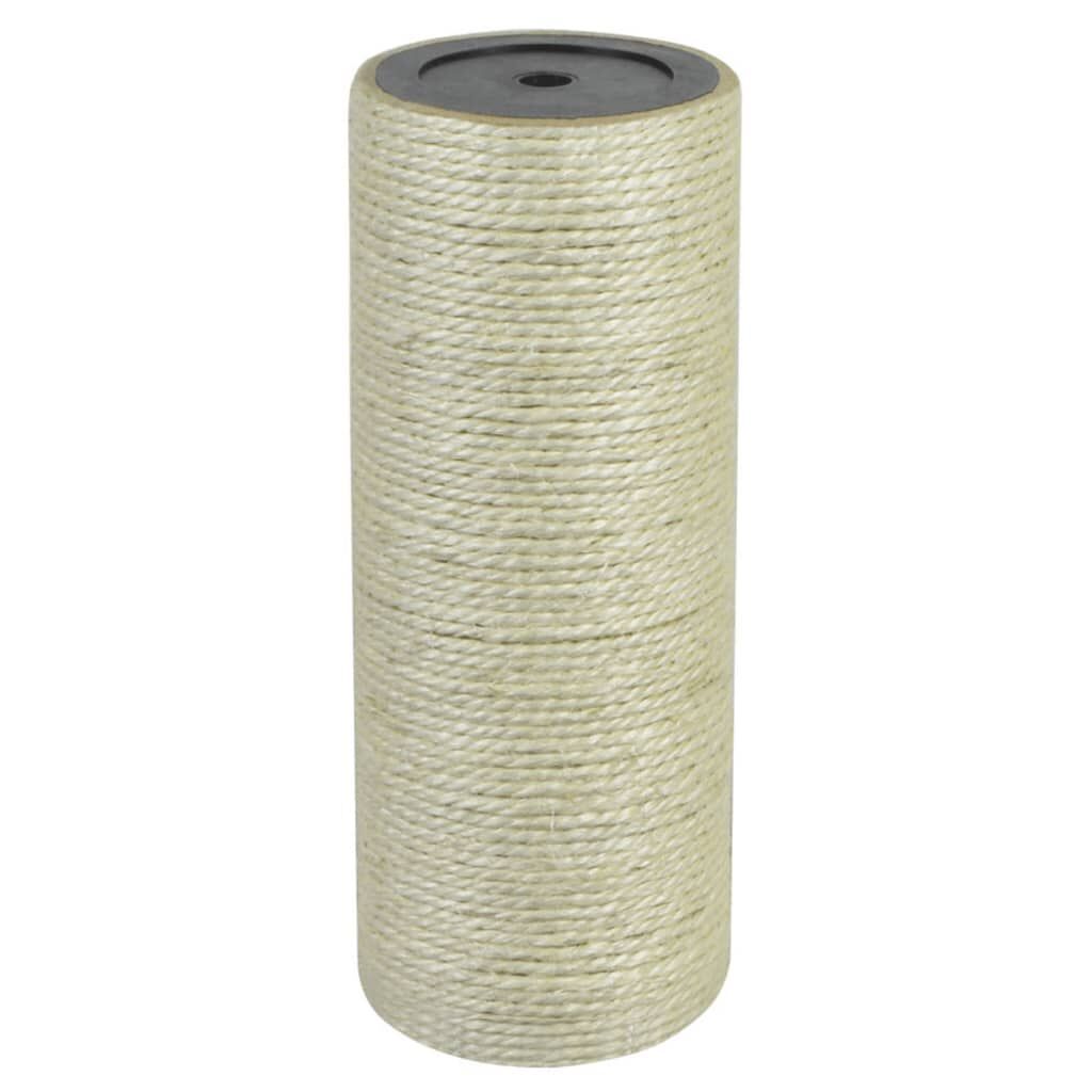 Vidaxl Poste Rascador Para Gatos 8x20 Cm 8 Mm Beige_0