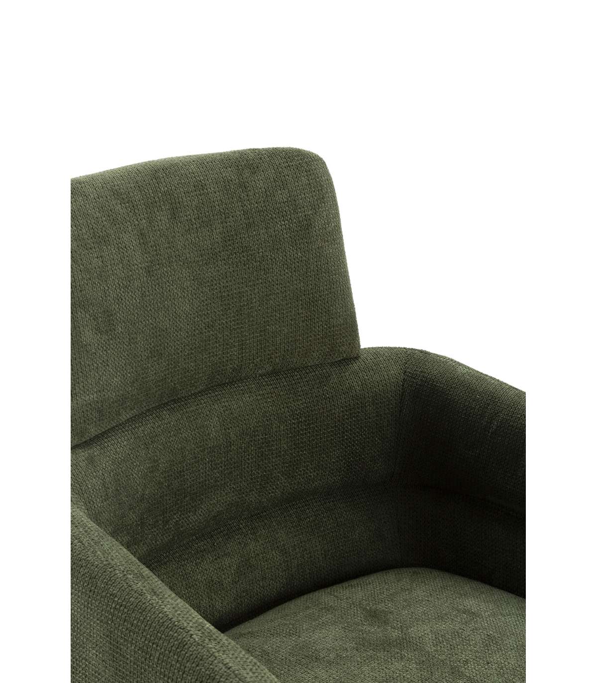 Pack De 2 Sillones Giratorios Modelo Maggie Tapizado Textil Verde, 93cm(alto) 58cm(ancho)_3