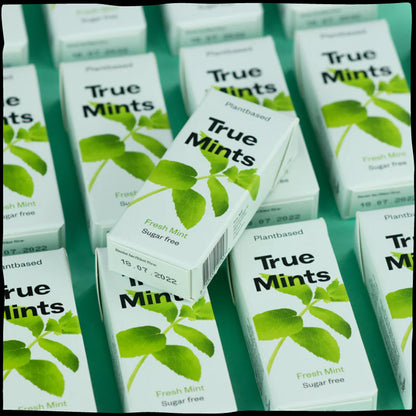 Caramelos sin plástico de Menta fresca True Mints 13g