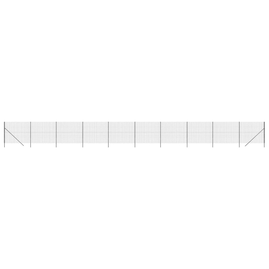 Cerca De Alambre De Acero Galvanizado Gris Antracita 1,6x25 M / Vetonek_1
