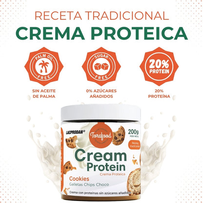 Crema Proteica Chips Cookie Torafood 200g