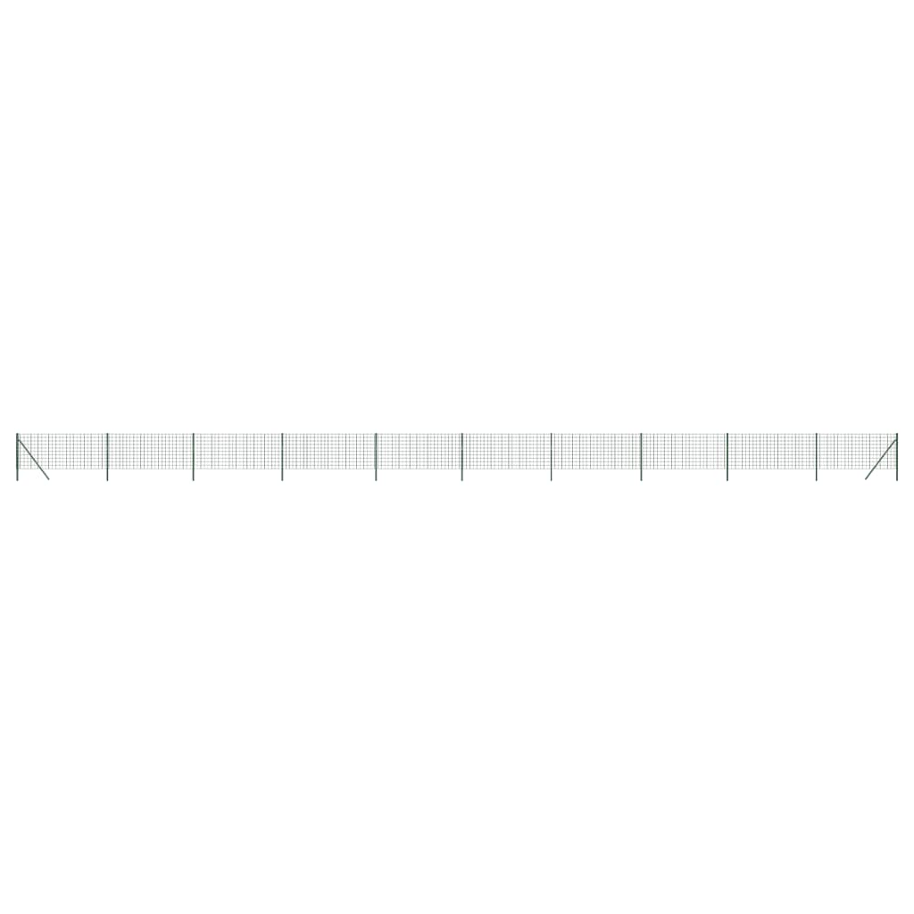 Cerca De Alambre De Acero Galvanizado Verde 1,1x25 M / Vetonek_0