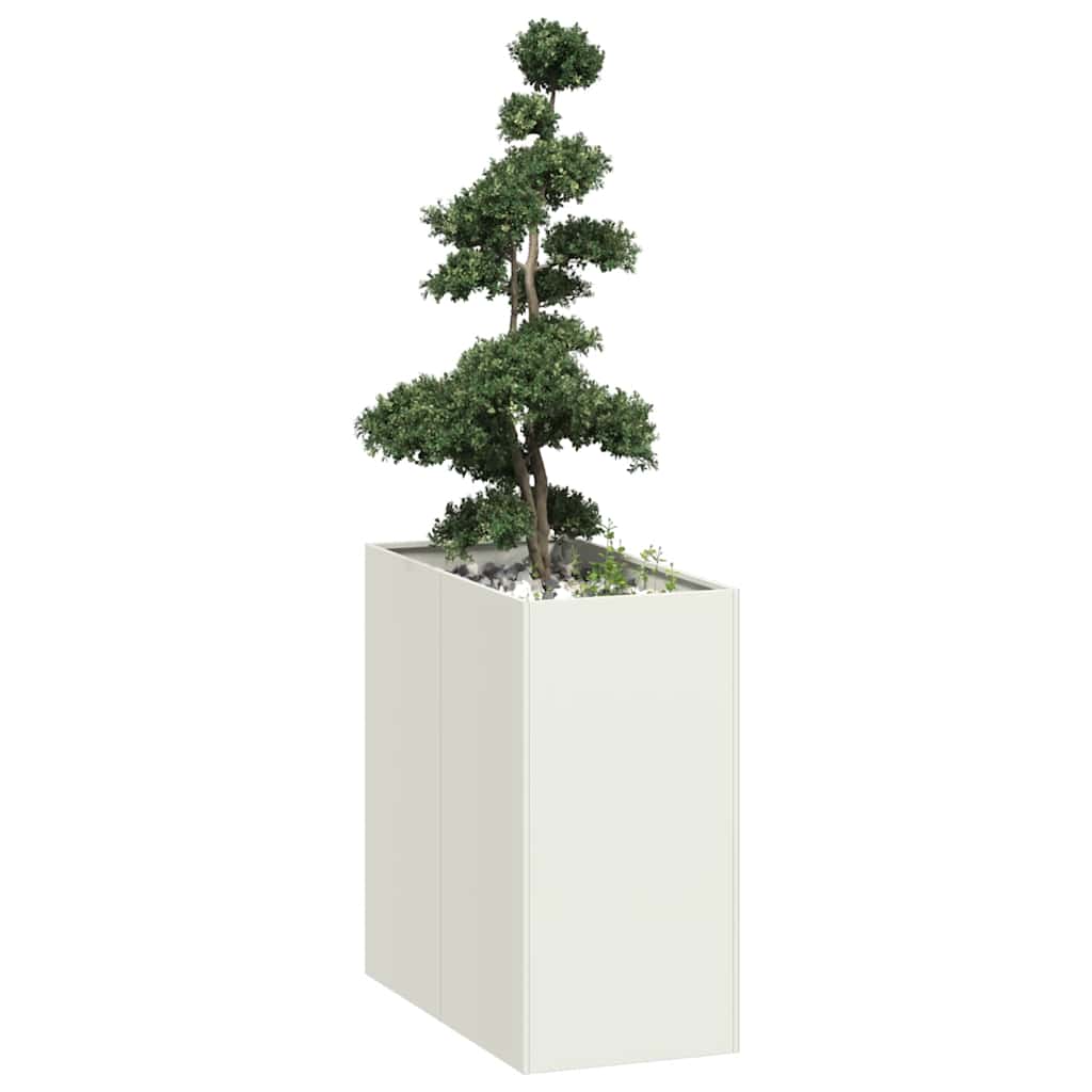 Jardinera Acero Blanco 40x80x80 Cm_1