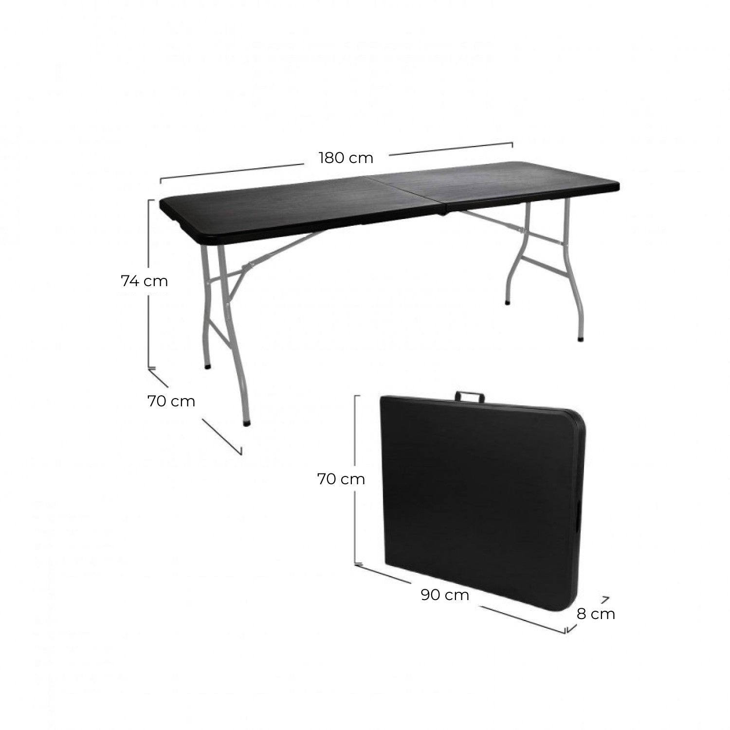 Mesa Plegable 180cm Rectangular Catering 7house_5