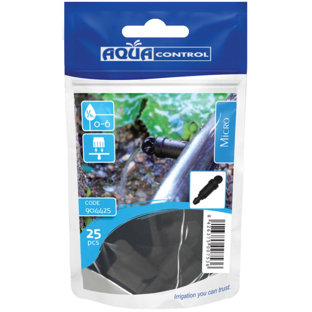 Gotero regulable 0-6 l/h Aqua Control 25 ud