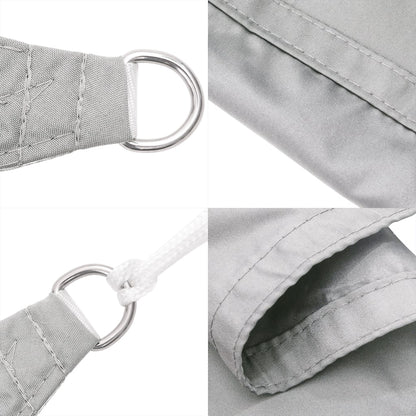 Toldo De Vela Poliéster Oxford 100% Gris Claro 2x2 M_4