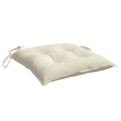 Vidaxl Cojines De Silla De Jardín 4 Uds Tela Oxford Crema 50x50x7 Cm_3