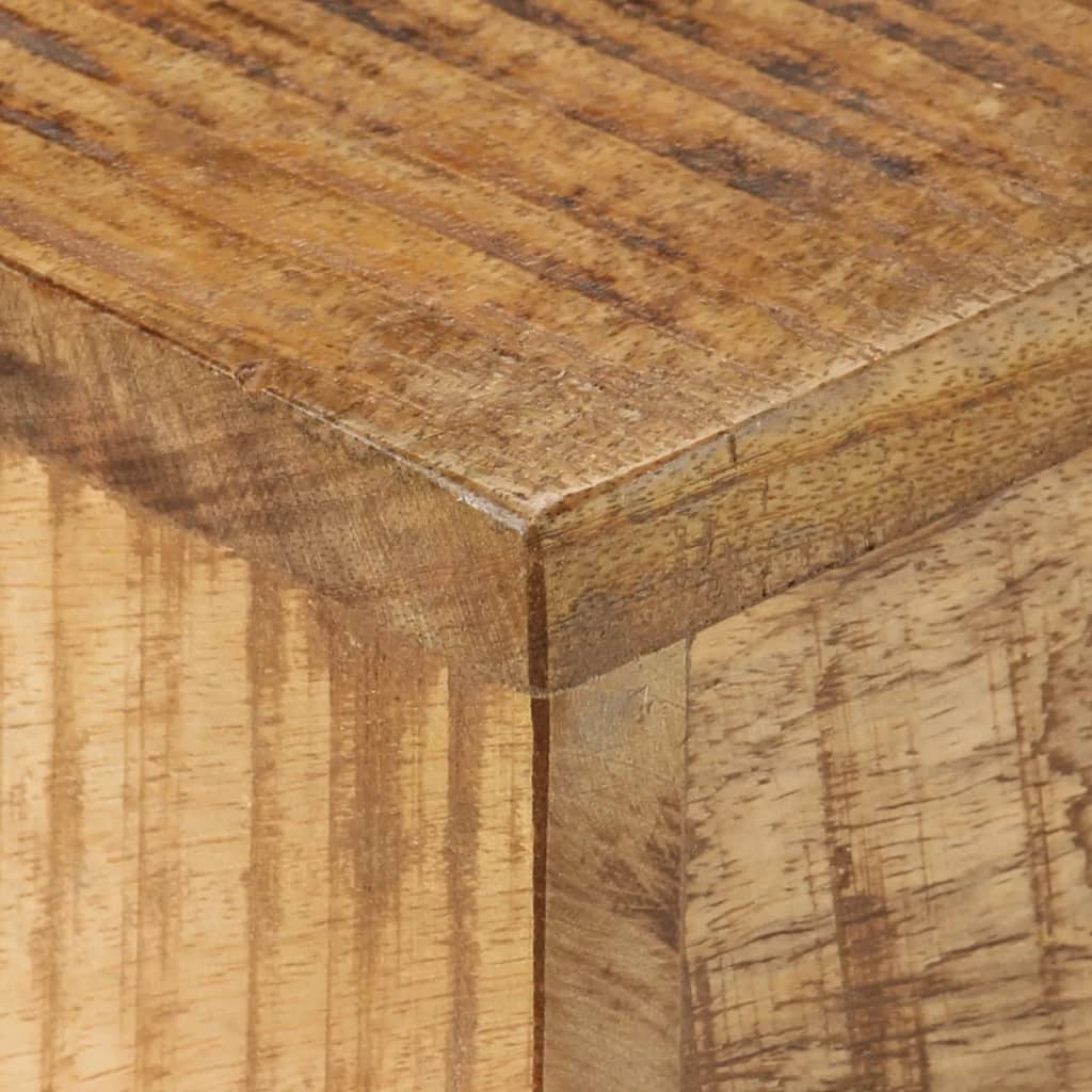 Mesa De Centro Madera De Mango Rugosa 68x68x41 Cm_1