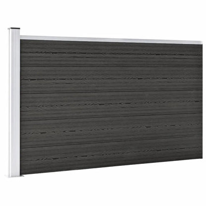 Valla De Jardín De Wpc Gris 175x105 Cm / Vetonek_1