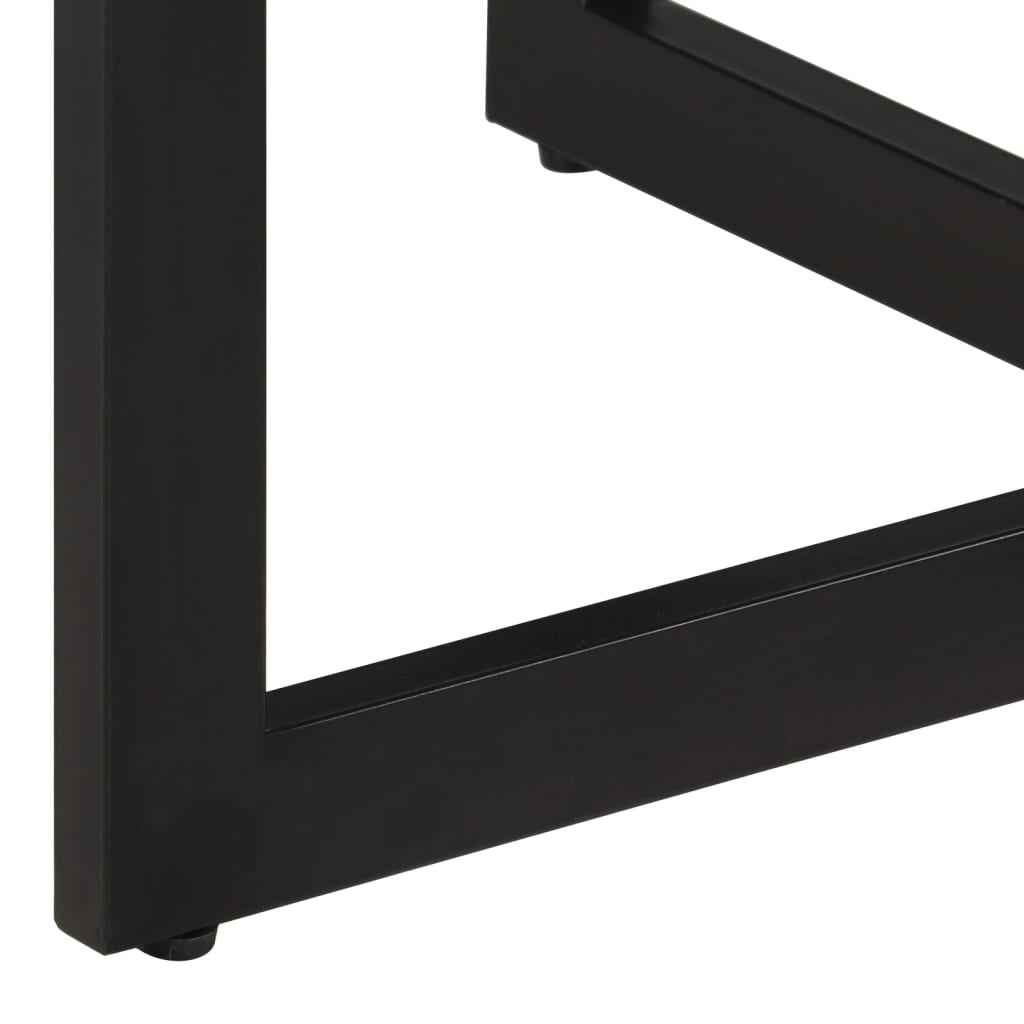 Mesa De Comedor Madera Maciza De Mango 110x75 Cm_2