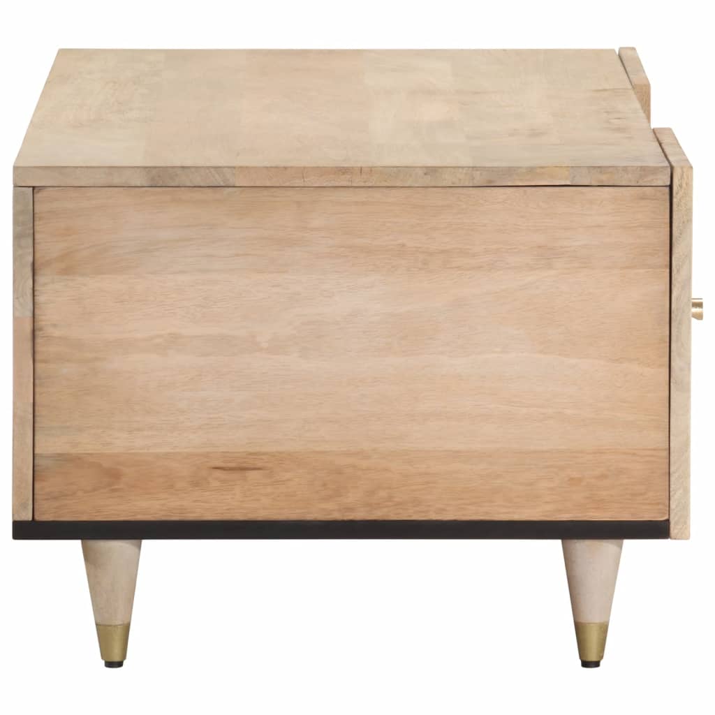 Mesa De Centro De Madera Maciza Mango 100x54x40 Cm_2