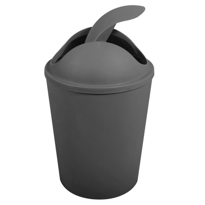 Cubo De Basura ako 5,5l Con Tapa Abatible Gris_3