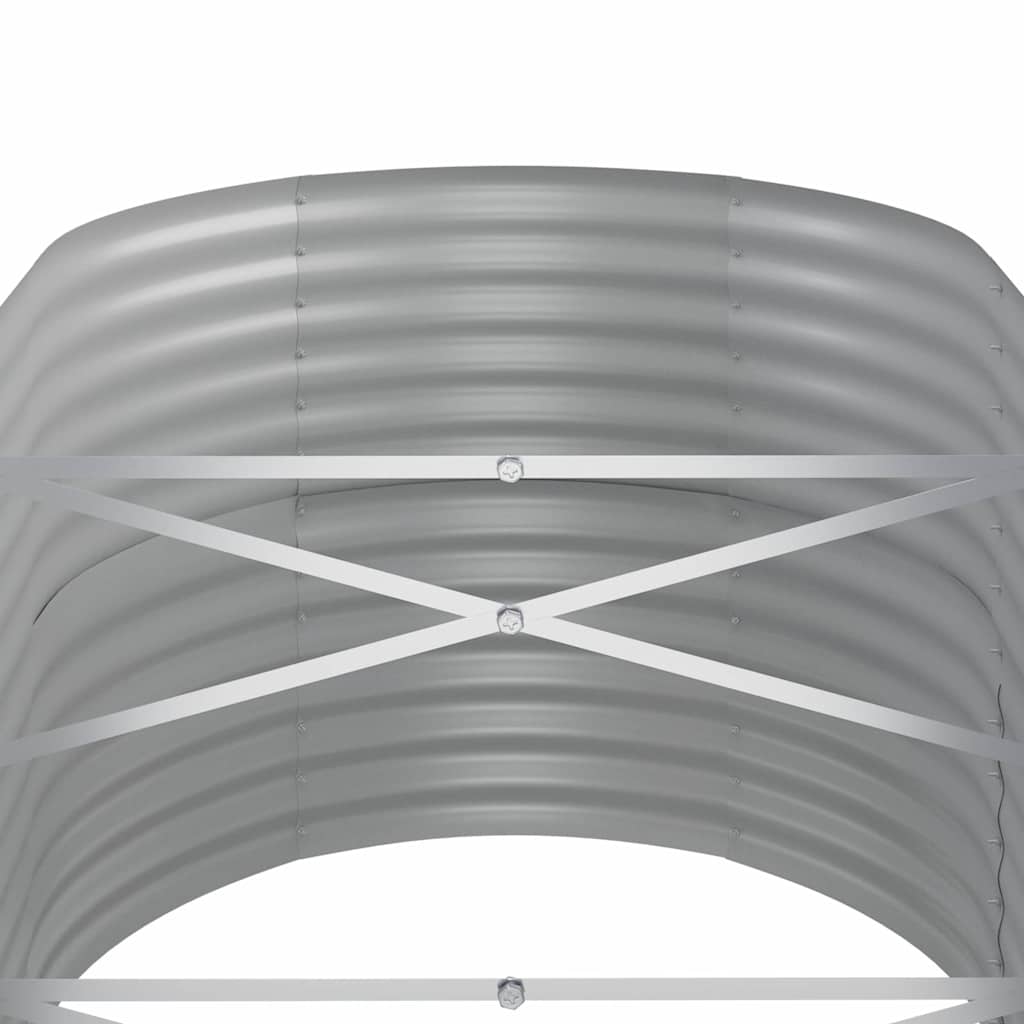 Jardinera Arriate Acero Galvanizado Marrón 440x80x68 Cm_4