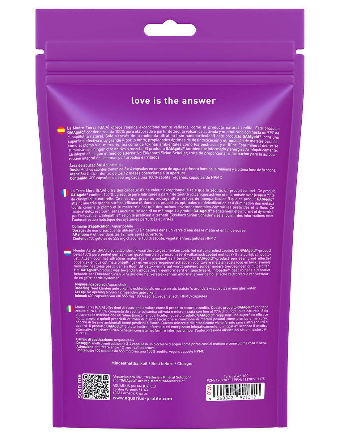 Aquarius Pro Life - Zeolita Pura 220 Detox-caps_2