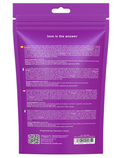 Aquarius Pro Life - Zeolita Pura 220 Detox-caps