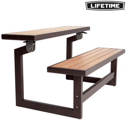 Banco Convertible En Mesa Color Madera Lifetime_4