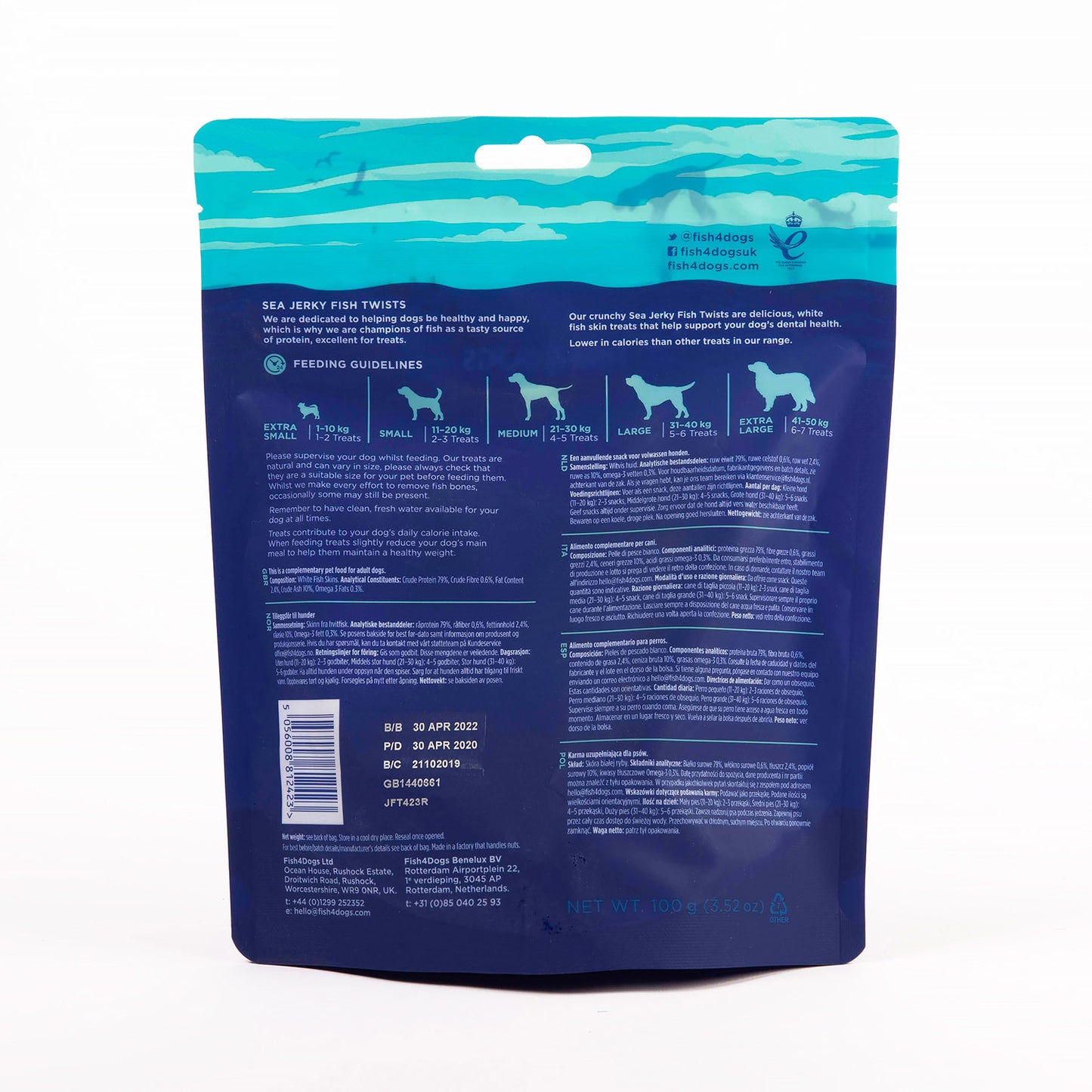 Fish4dogs Snack Dental Para Perro – Fish Twists 10x100g_4