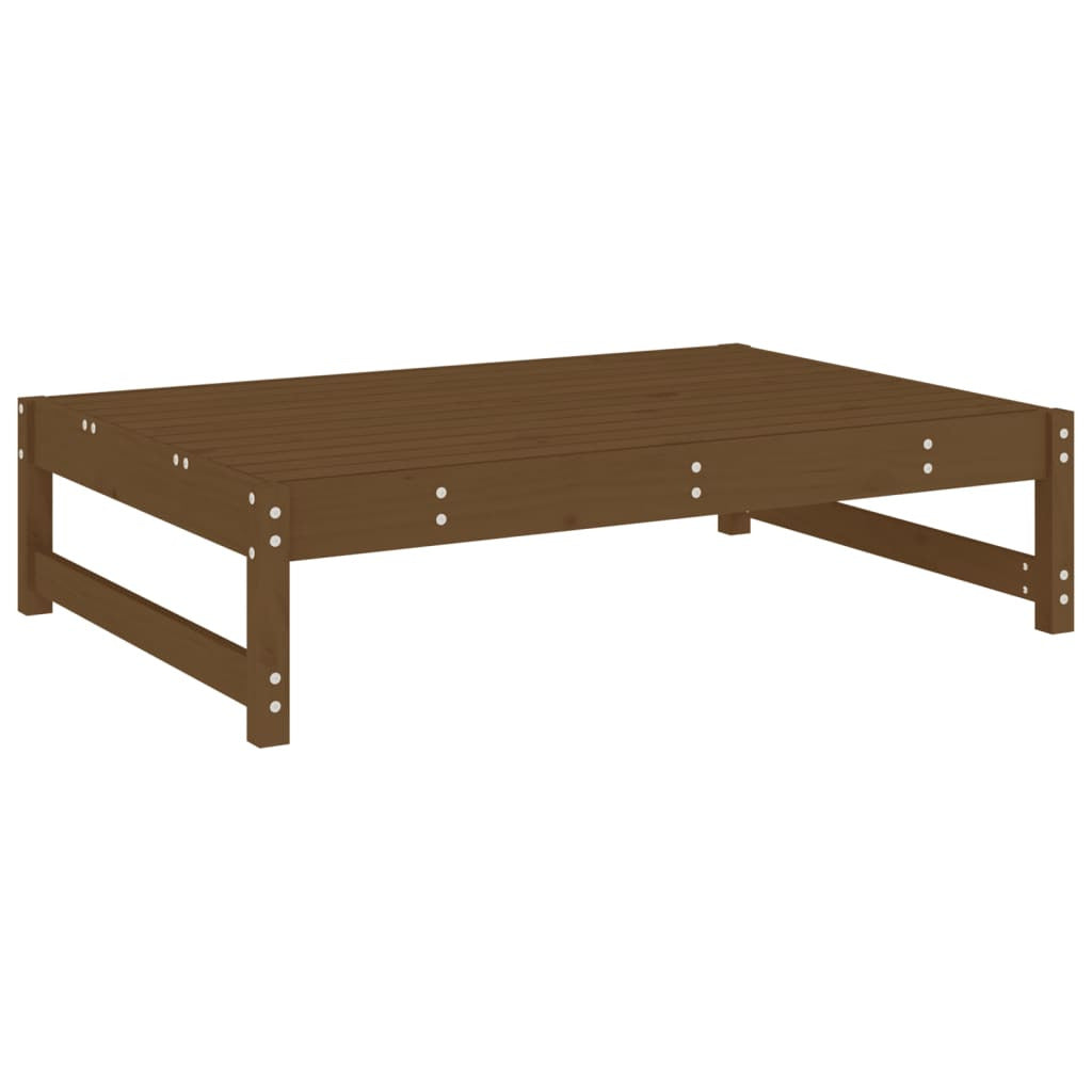 Vidaxl Juego Muebles De Jardín 6 Piezas Madera Maciza Pino Marrón Miel_3