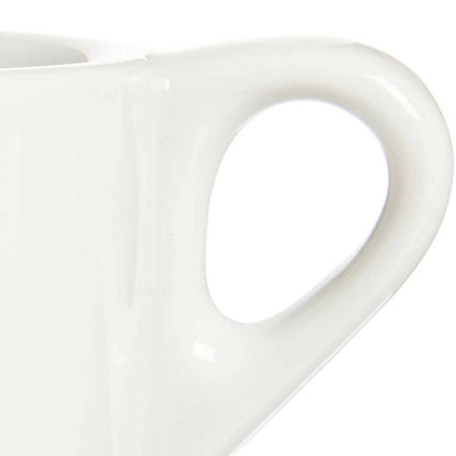 Set 6 Tazas Cafe Porcelana Blanca Con Pl Colección Vessia_4