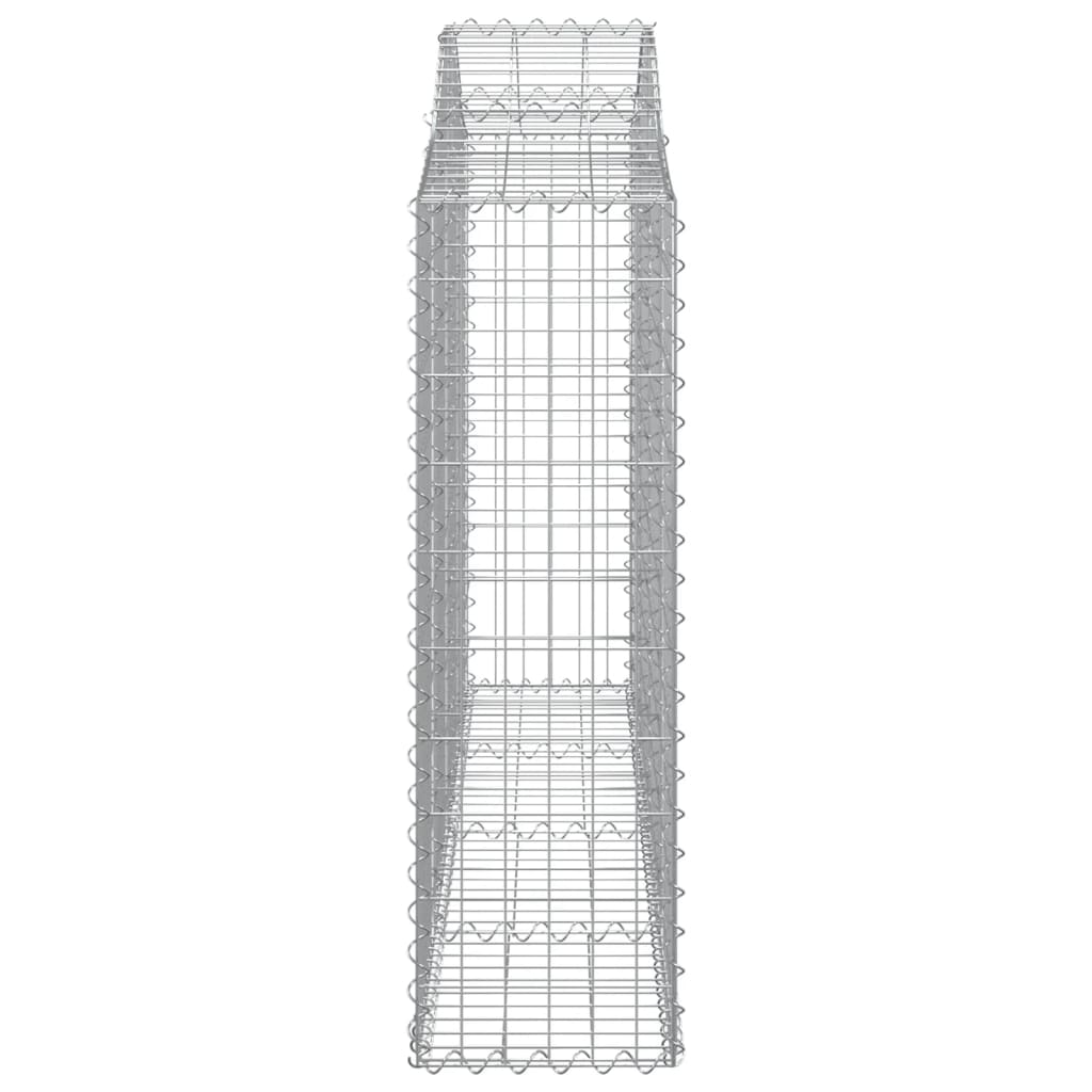Cestas De Gaviones 10 Uds Forma Arco Hierro 200x30x100/120 Cm_4