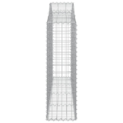 Cestas De Gaviones 10 Uds Forma Arco Hierro 200x30x100/120 Cm_4