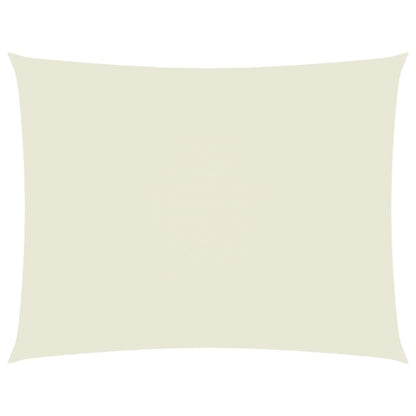 Vidaxl Toldo De Vela Rectangular Tela Oxford Color Crema 2,5x4 M_0