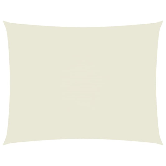 Vidaxl Toldo De Vela Rectangular Tela Oxford Color Crema 2,5x4 M_0
