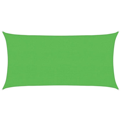 Vidaxl Toldo De Vela Hdpe Verde Claro 160 G/m² 2,5x4,5 M_0