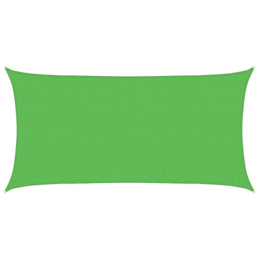 Vidaxl Toldo De Vela Hdpe Verde Claro 160 G/m² 2,5x4,5 M_0