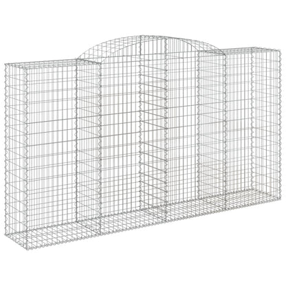 Cestas Gaviones 12 Uds Forma De Arco Hierro 300x50x160/180 Cm_2