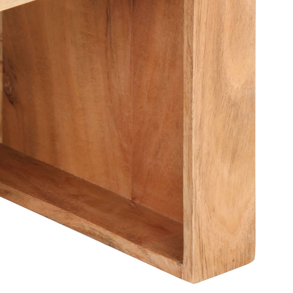 Mesa Auxiliar De Madera Maciza De Acacia 43x40x30 Cm_3