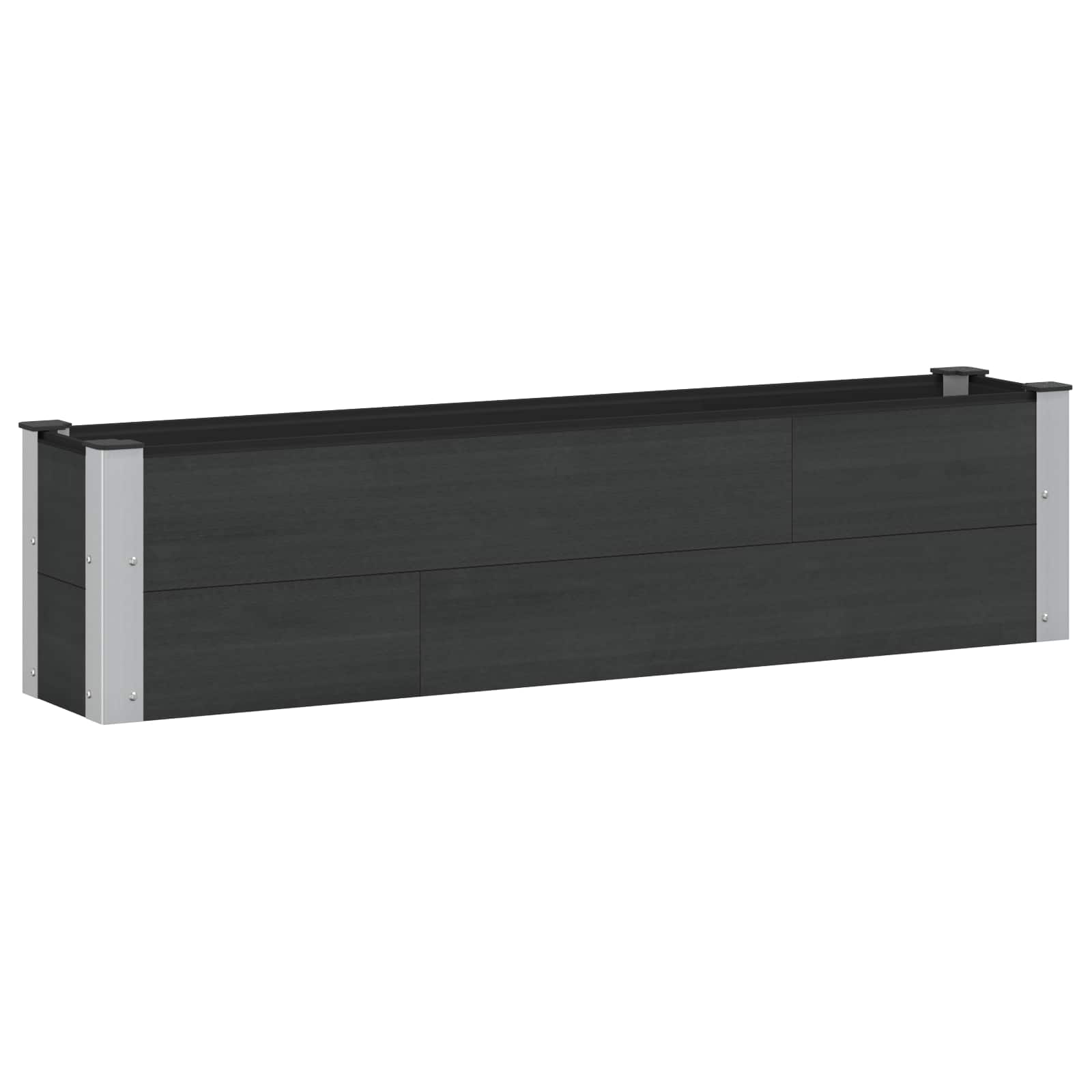 Arriate Elevado Negro 150 X 30 X 36 Cm_0