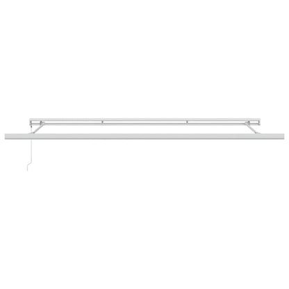 Toldo Retráctil Aluminio Y Tela Gris Antracita Y Blanco 5x3 M_5