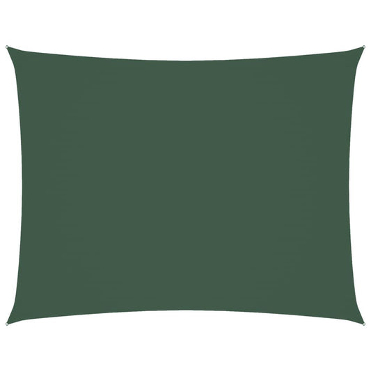 Vidaxl Toldo De Vela Rectangular Tela Oxford Verde Oscuro 3x6 M_0