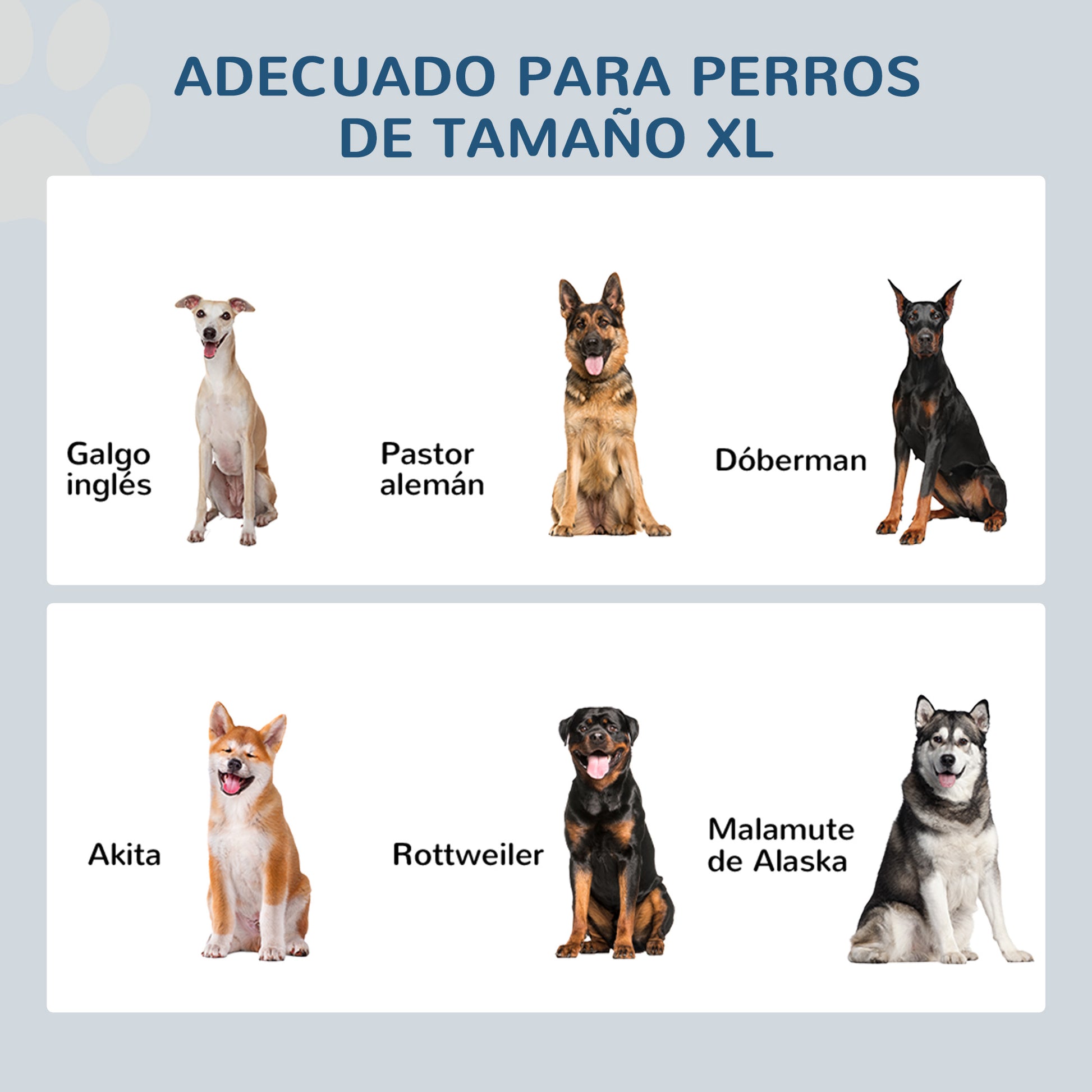Pawhut Comedero Elevado Para Perros Con 2 Tazones 60x30x41 Cm Blanco_3