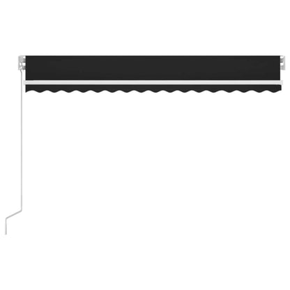 Toldo Retráctil Manual Con Led Gris Antracita 400x300 Cm_2