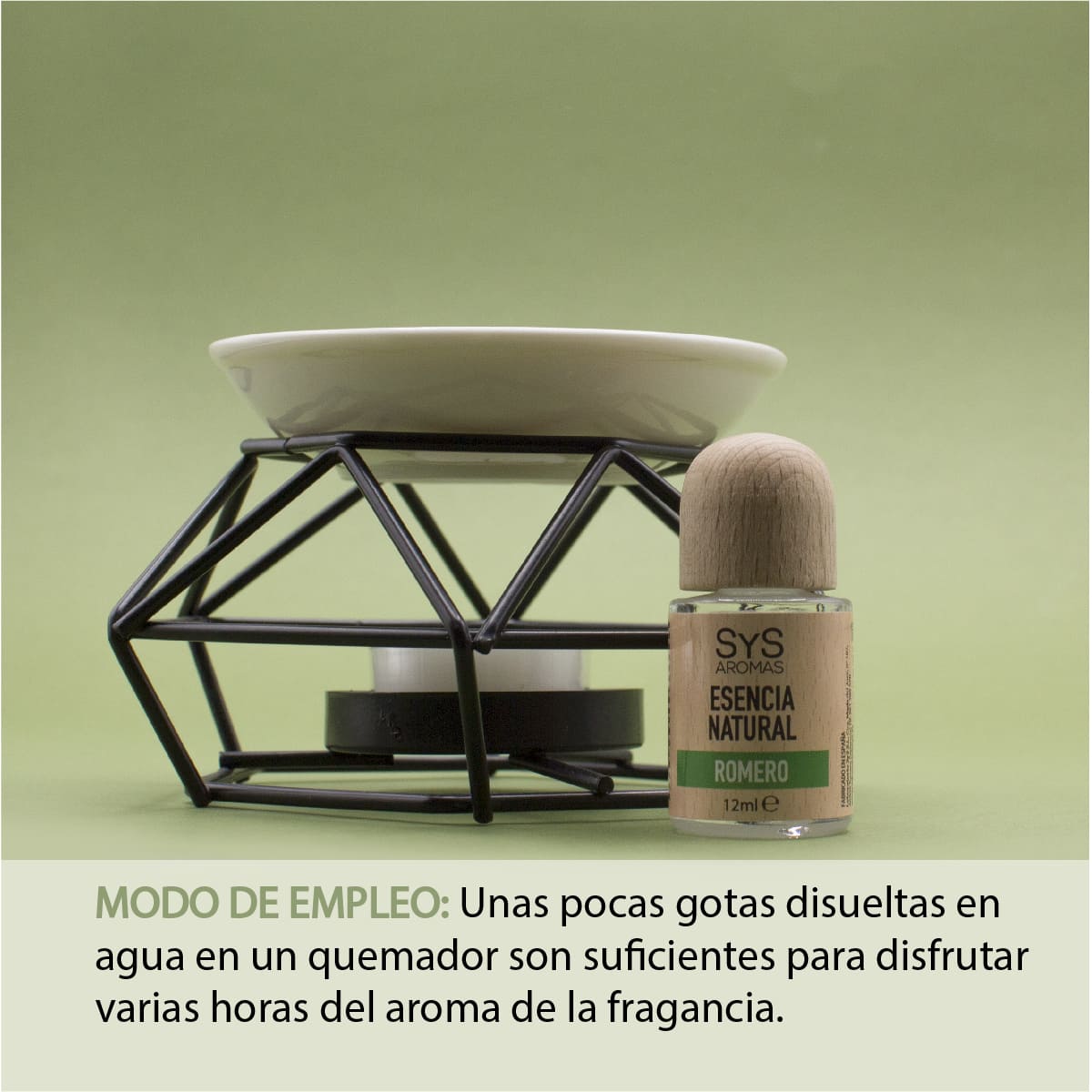 Esencia Natural Romero SYS Aromas 12 ml | Aroma Herbal y Fresco | Para Quemadores y Humidificadores_2