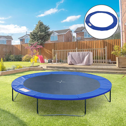 Homcom Cubierta Protectora Para Cama Elástica Trampolín Ø244 Cm Azul_1