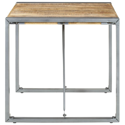 Mesa De Comedor Madera De Mango Rugosa 80x80x75 Cm_1