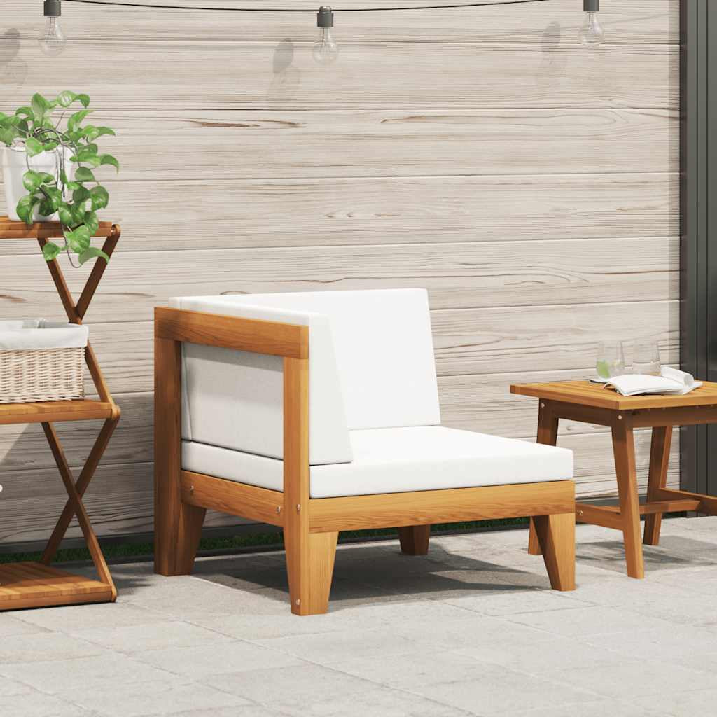 Vidaxl Sofá De Esquina Seccional Y Cojines Blanco Crema Madera Acacia_1