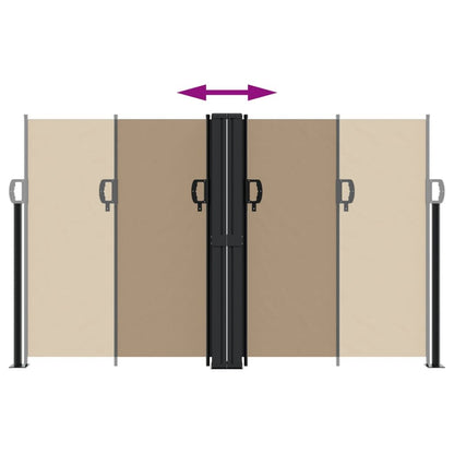 Vidaxl Toldo Lateral Retráctil Gris Taupe 140x1200 Cm_4