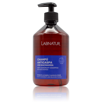 Champú Anticaspa Niacinamida Labnatur 500 ml | Cuidado del Cuero Cabelludo | Limpieza Capilar_0
