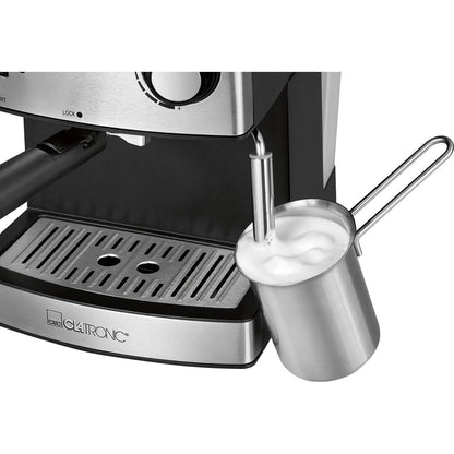 Cafetera Express 15 Bares Café Espresso Y Cappuccino Vaporizador Para Espumar Leche Clatronic Cla-es3643 Plata_1