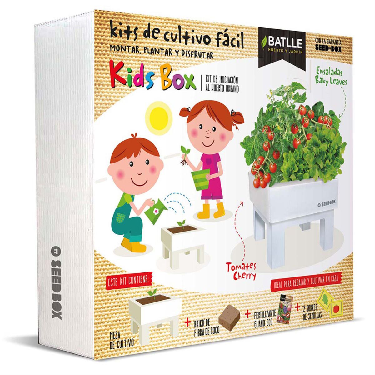 Kit de cultivo para niños Seed Box Kids Batlle
