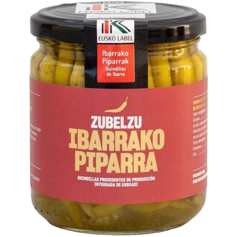 Guindillas De Ibarra B370 Con Eusko Label “zubelzu Piparrak”