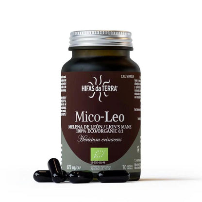 Mico Leo Melena de León BIO Hifas da Terra 675 mg 70 cápsulas
