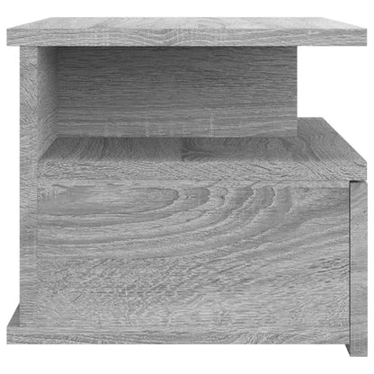 Mesita De Noche Flotante 2 Uds Madera Gris Sonoma 40x31x27 Cm_4