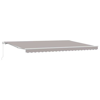 Toldo Retráctil Gris Claro 500 X 300 X 165 Cm_1