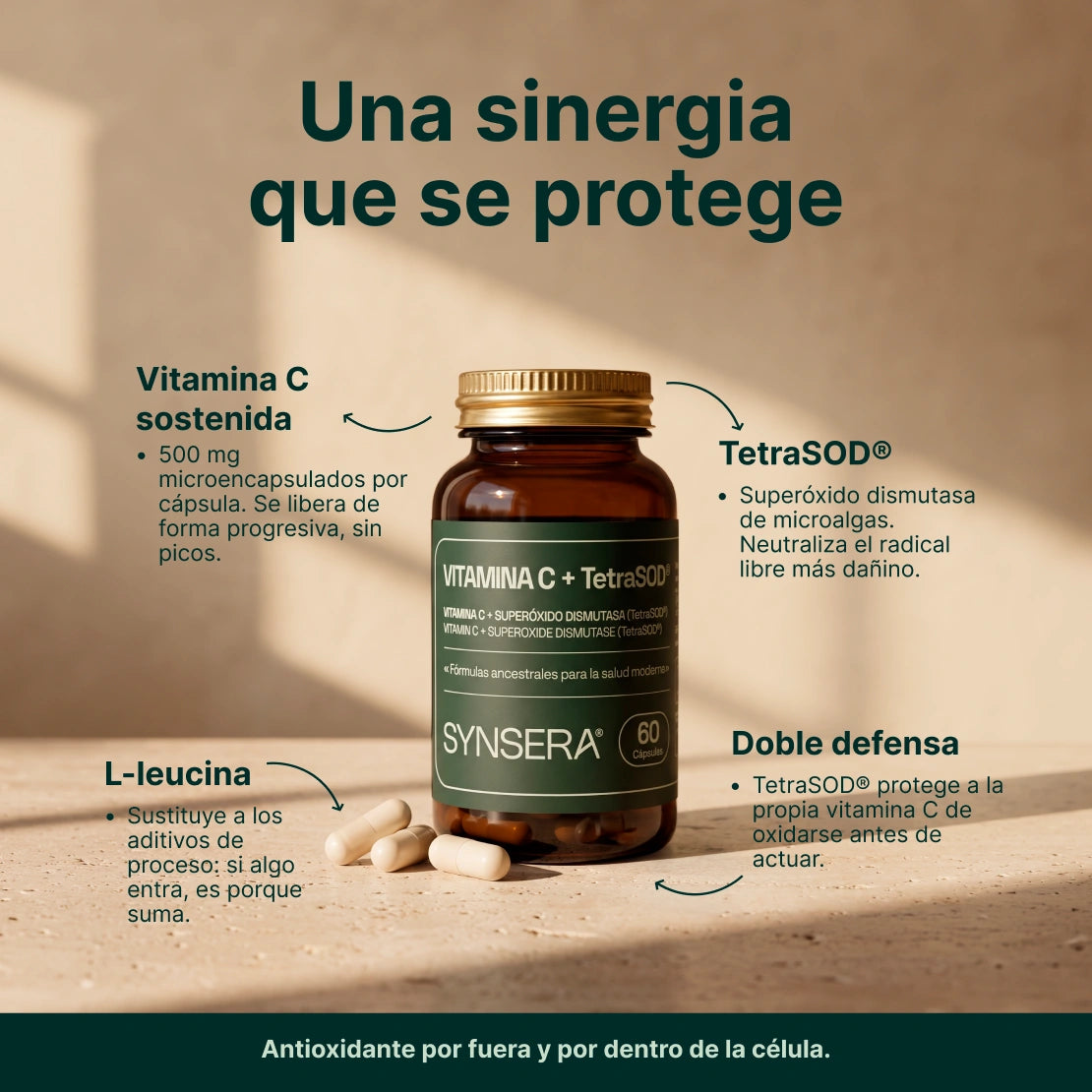 Vitamina C + Tetrasod® 60 Cápsulas Synsera Labs_4